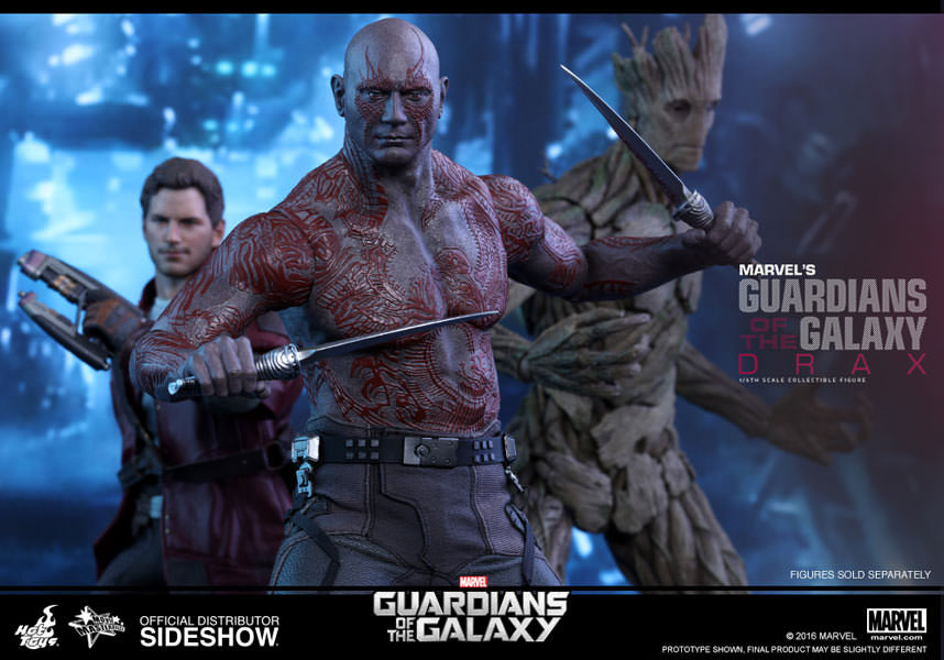 Drax the Destroyer  Sixth Scale Figure by Hot Toys Movie Masterpiece Series